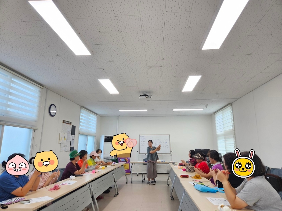 강의 중 사진