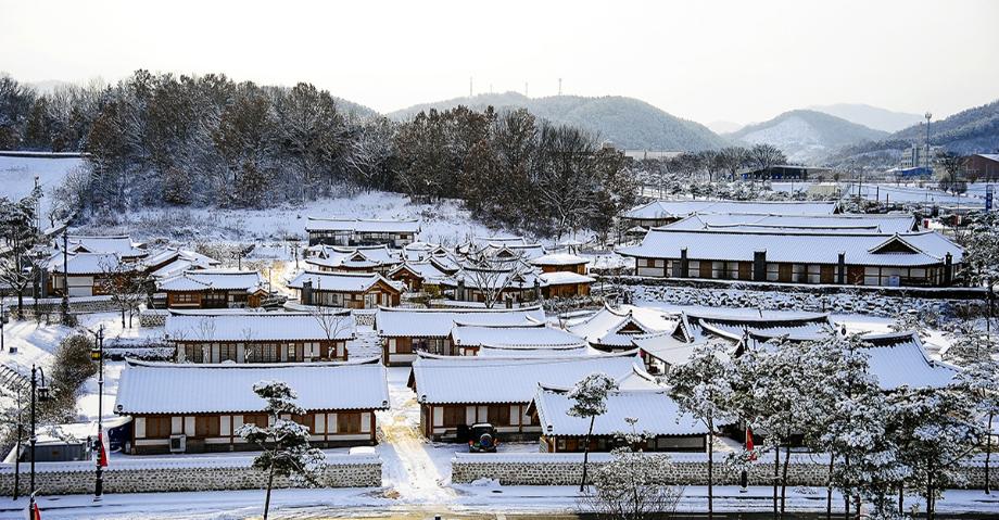 한옥마을 설경 | 입선 이미지