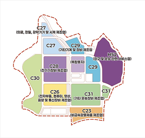 유구 스마트일반산업단지 안내도